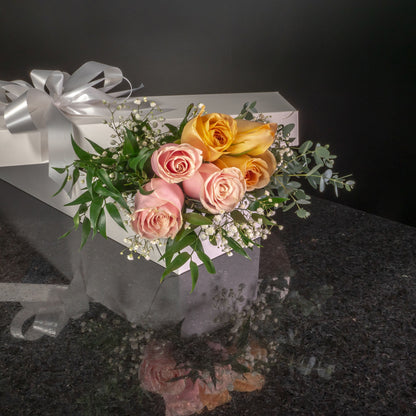  6 Roses / Boxed / Fancy