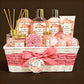 Spa Gift Basket - Peony Cloud - Premium Pink