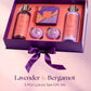 Home Spa Gift Basket Lavender & Bergamot