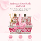 Spa Gift Basket - Peony Cloud - Premium Pink