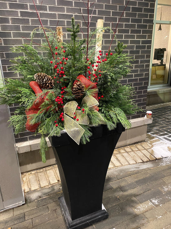 Outdoor Festive Planter 