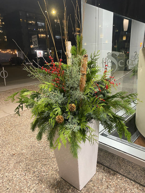 Outdoor Festive Planter 