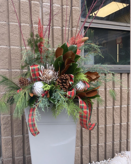 Outdoor Festive Planter 