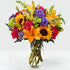 Colourful Mixed Vase Arrangement
