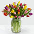 V-20 Assorted Tulips in a Vase