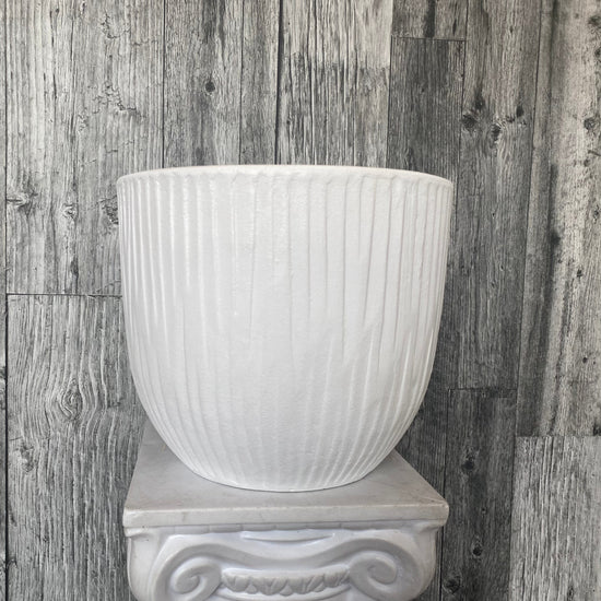 White Stripped Ceramic