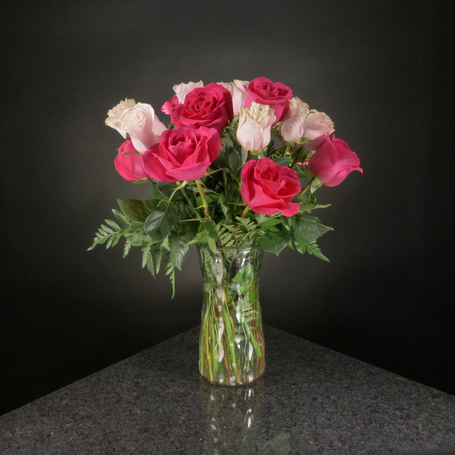  18 Roses / Vase / Basic